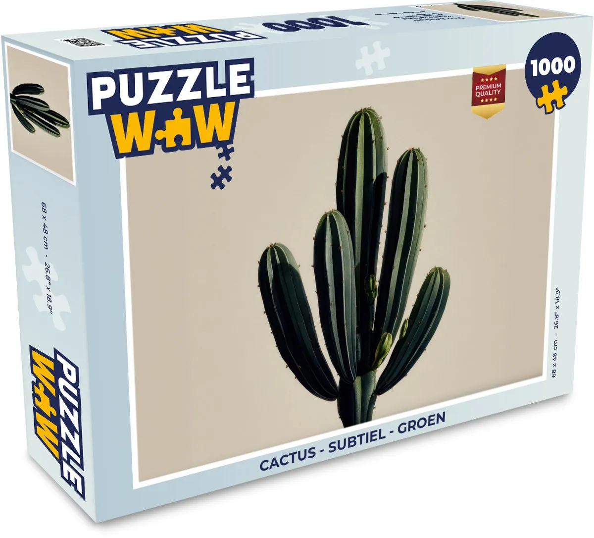 PuzzleWow Legpuzzel Cactus 1000 Stuks