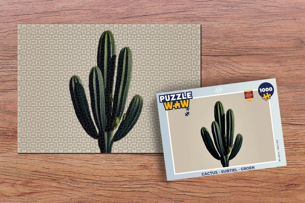 PuzzleWow Legpuzzel Cactus 1000 Stuks