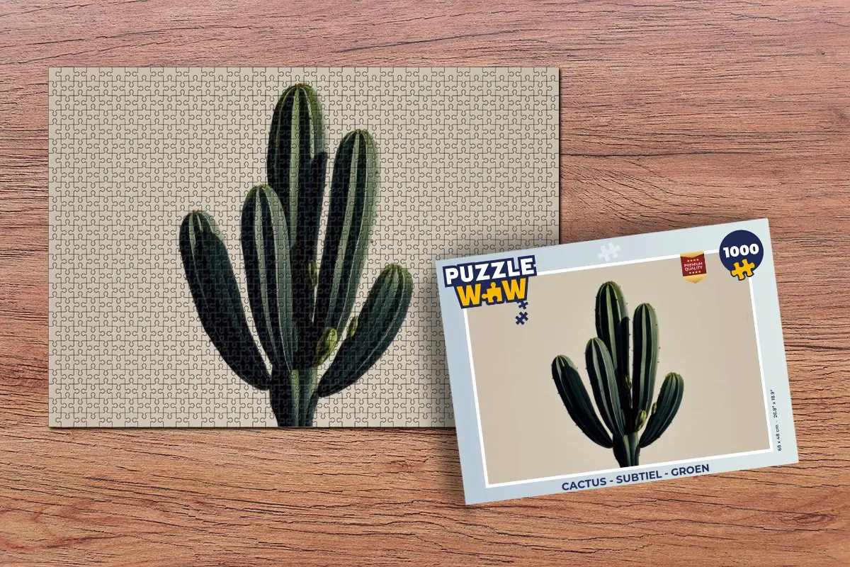 PuzzleWow Legpuzzel Cactus 1000 Stuks