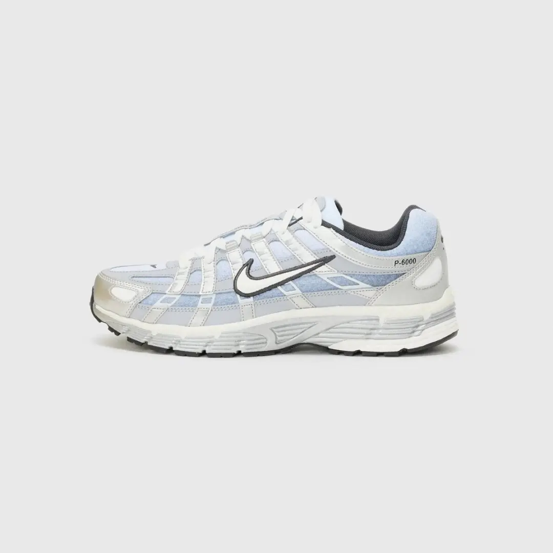 Nike P-6000 Fade Heren Sneakers - Grijs/Lichtblauw/Wit - afbeelding 2 van 6