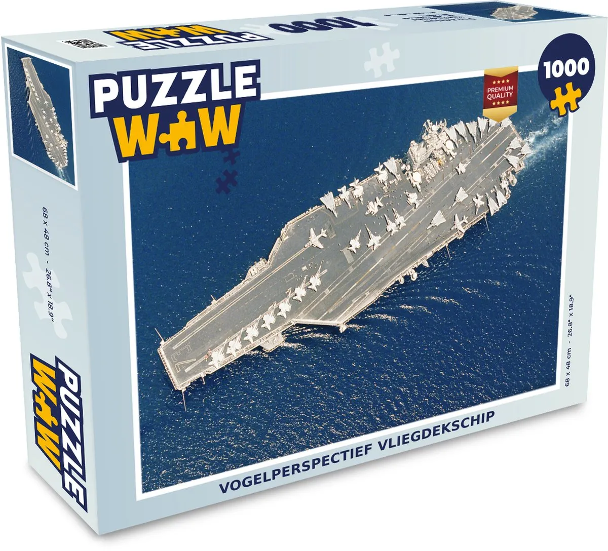 PuzzleWow Vliegdekschip Legpuzzel 1000 Stuks