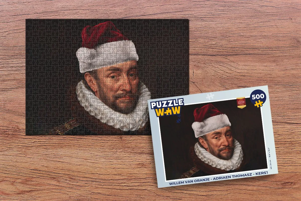 PuzzleWow Willem van Oranje Legpuzzel 500 Stuks - Multicolor