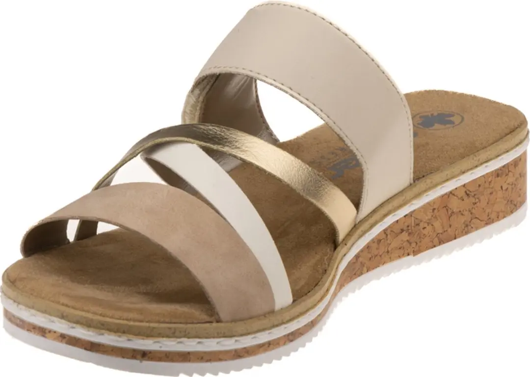 Rieker Badslipper 251504 - Maat 38 - Beige - afbeelding 3 van 6
