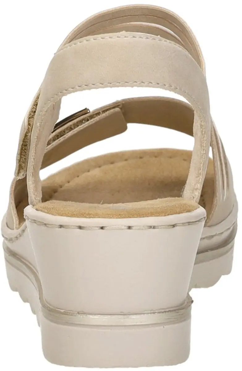 Rieker Plat Sandalen 67410-62 - Beige - afbeelding 6 van 6