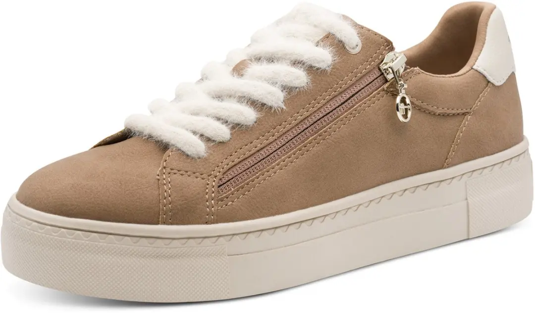 Tamaris lage toptrainers 1-23313-41-310 damesschoenen vegan bruin