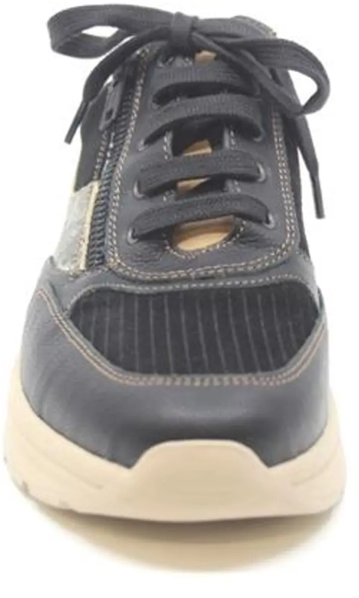 Solidus sneaker wijdte H zwart 46023.01242