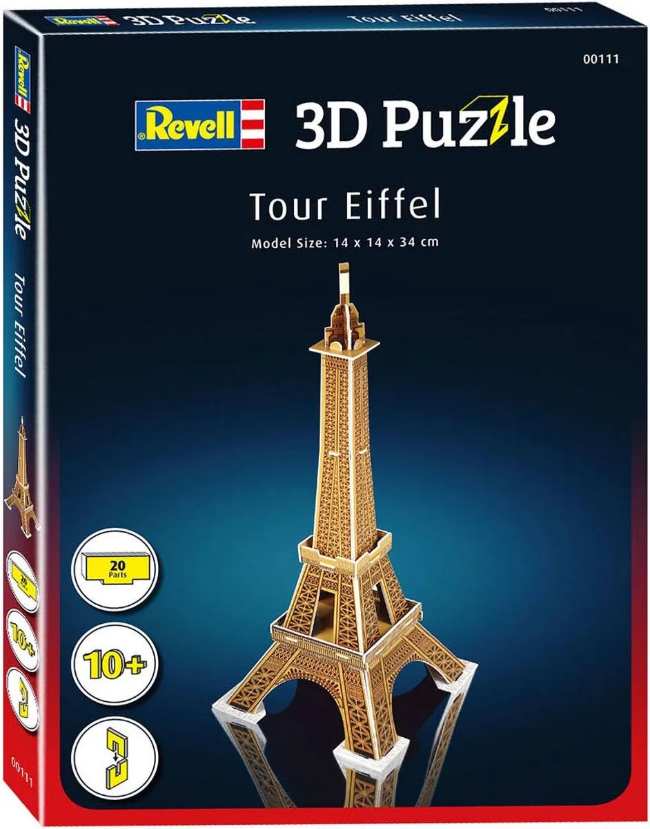 Revell 3D Puzzel Eiffeltoren - 20 Stuks - Multi