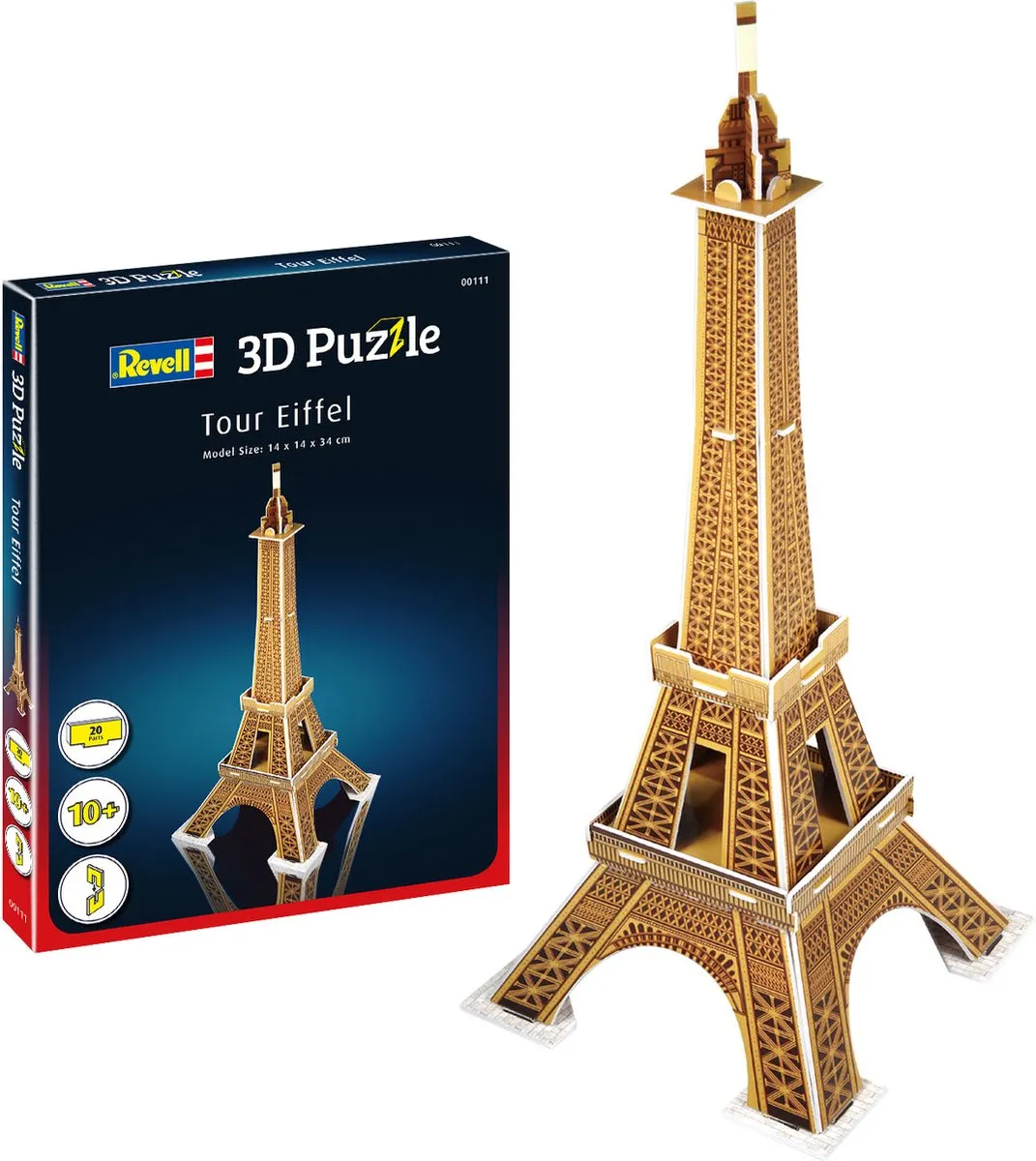Revell 3D Puzzel Eiffeltoren - 20 Stuks - Multi