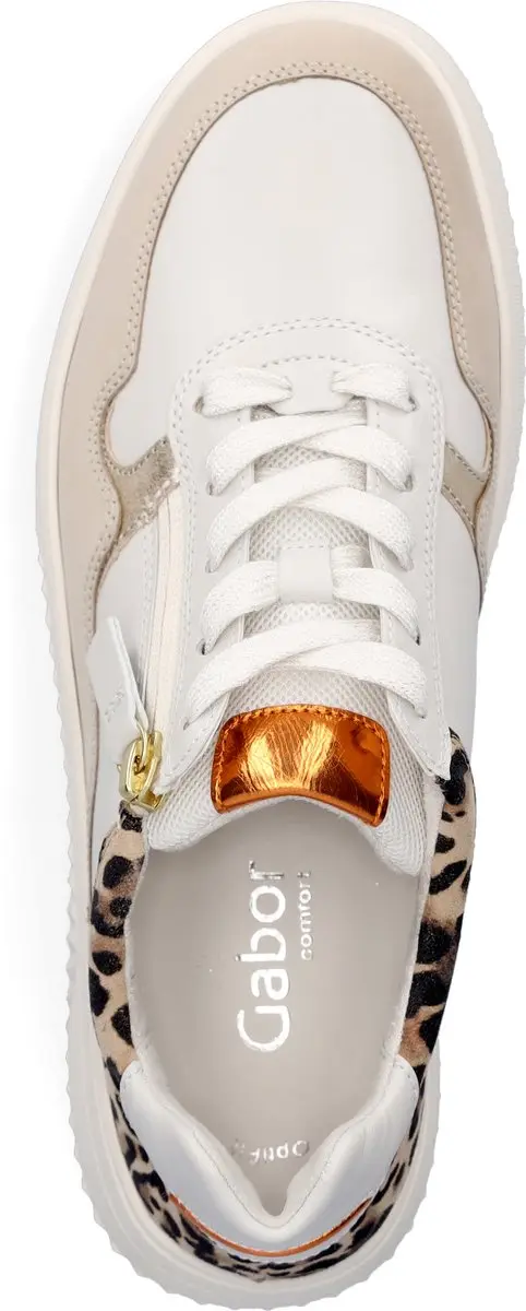 Gabor 107557 Dames Sneakers - Wit Leer - afbeelding 5 van 6