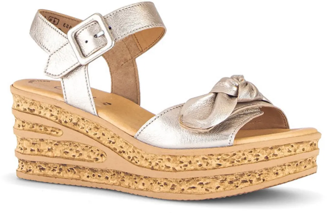 Gabor Dames Sandalen Goud - Maat 37½ - afbeelding 2 van 6