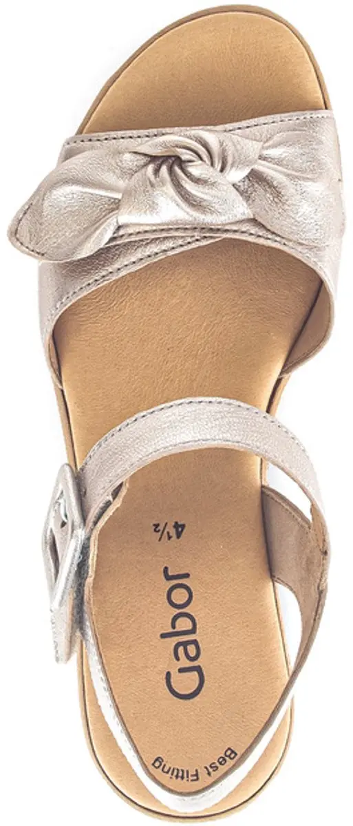 Gabor Dames Sandalen Goud - Maat 37½ - afbeelding 4 van 6