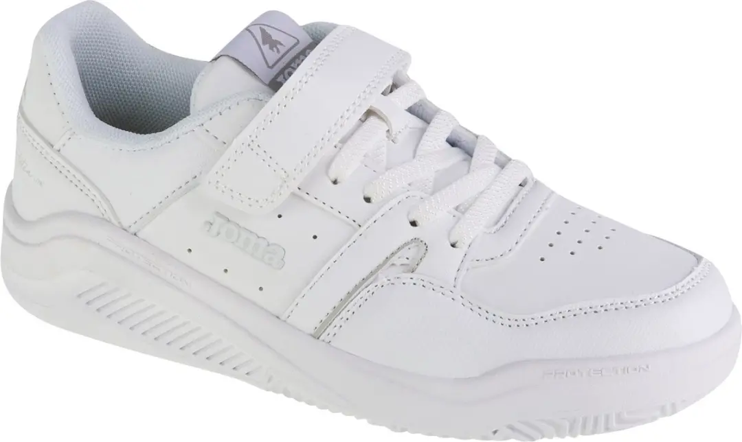 Joma Platea Low Jr 2402 JPLAS2402V, Kinderen, Wit, Sneakers, maat: 32