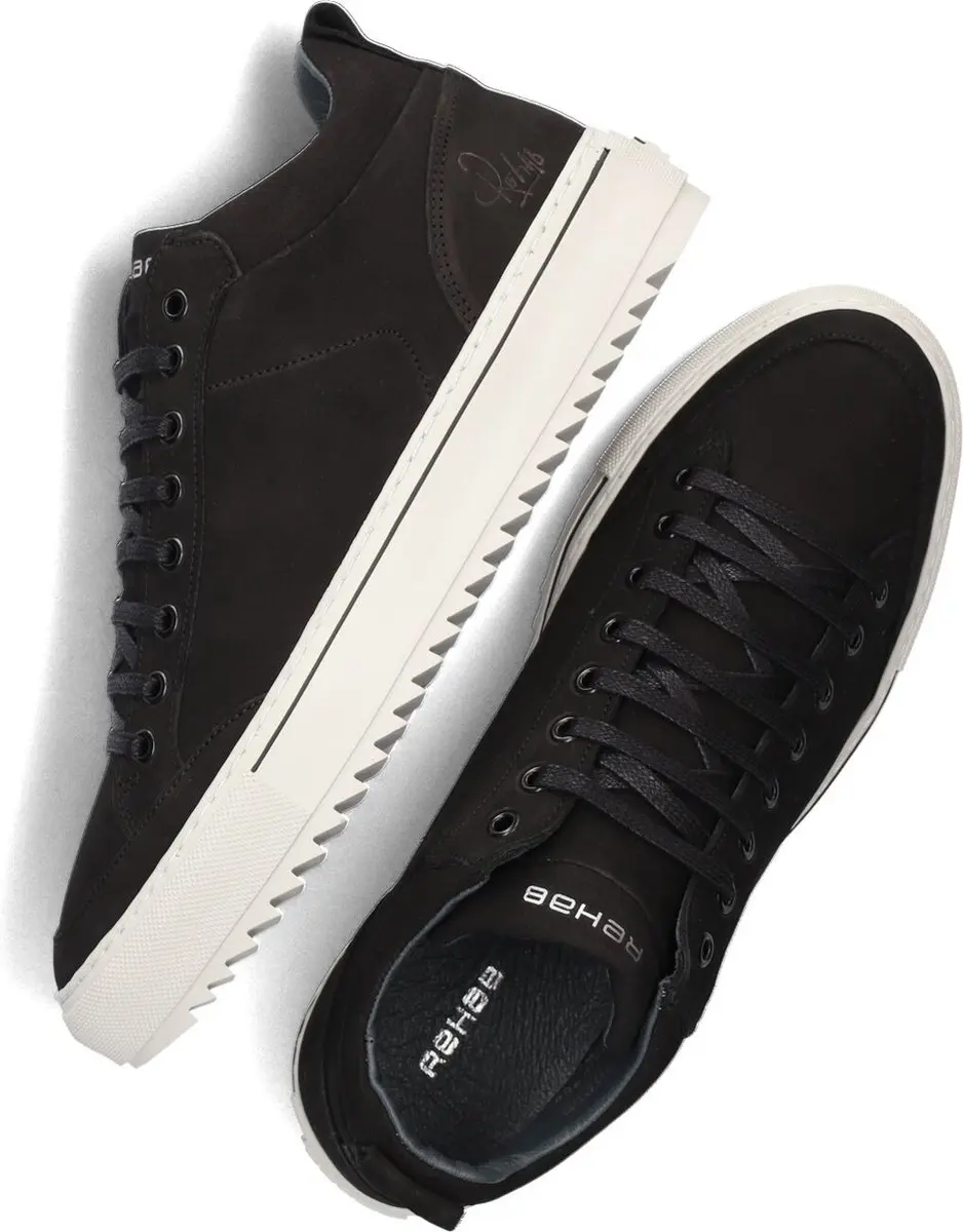Rehab Craig Sneakers Heren - Zwart - Maat 43 - afbeelding 3 van 6