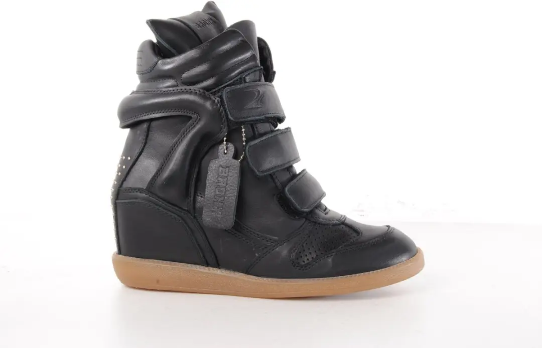 Bronx dames sneaker Jaeyy Strap leder zwart