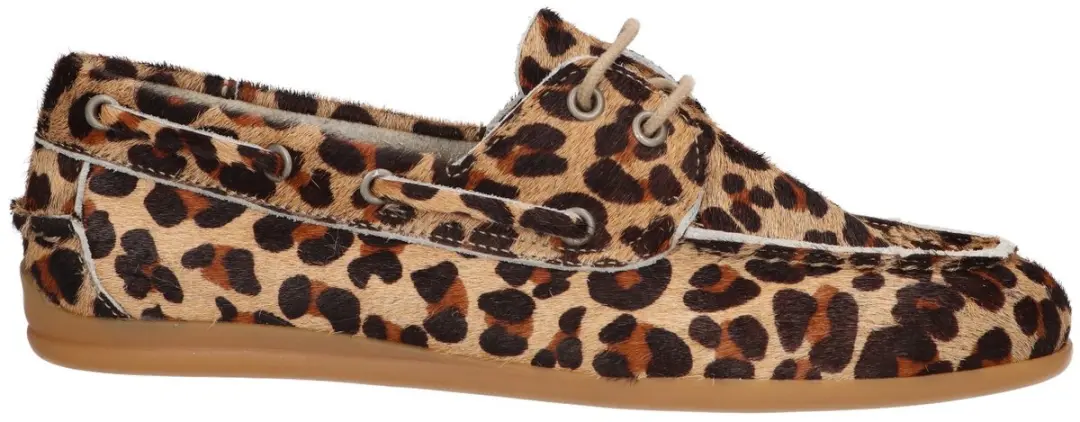 La Strada Mocassin Leopard Suede