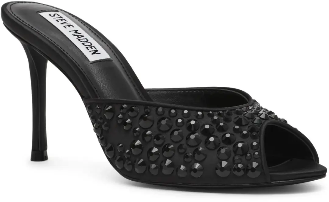 Steve Madden Rollout-R Dames Sandalen - 36 - Zwart - afbeelding 2 van 6
