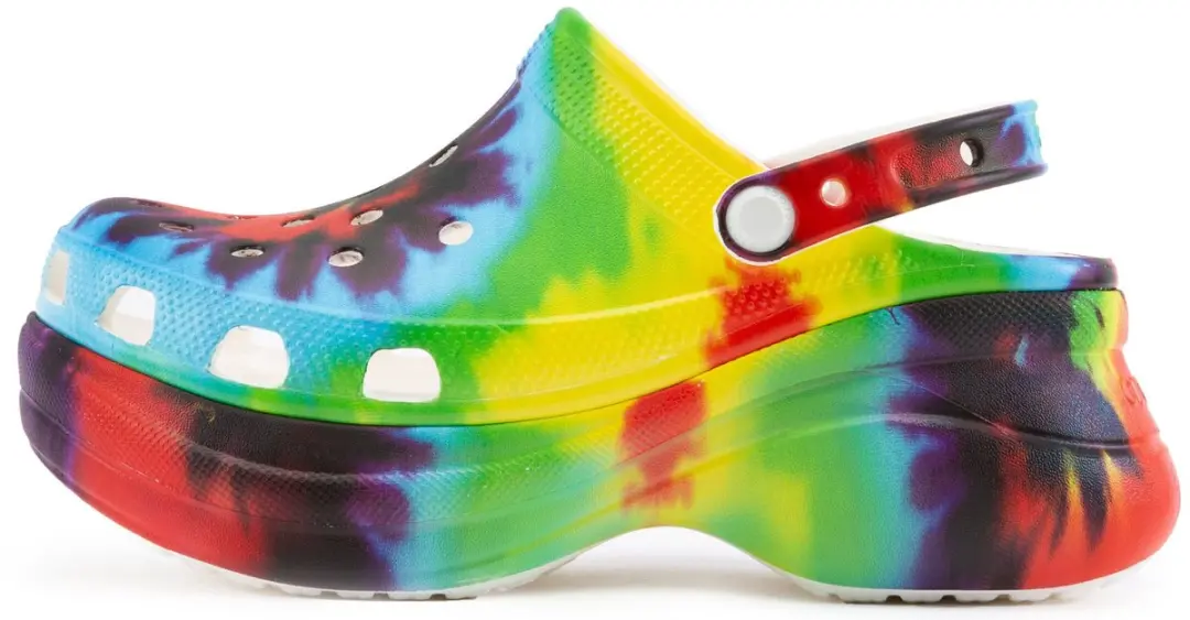 Crocs Classic Bae Tie Dye Graphic Multi Groen Maat 42/43 US W11