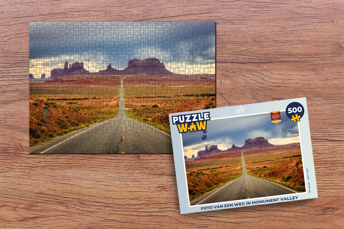 PuzzleWow Monument Valley Legpuzzel 500 Stuks - Multicolor