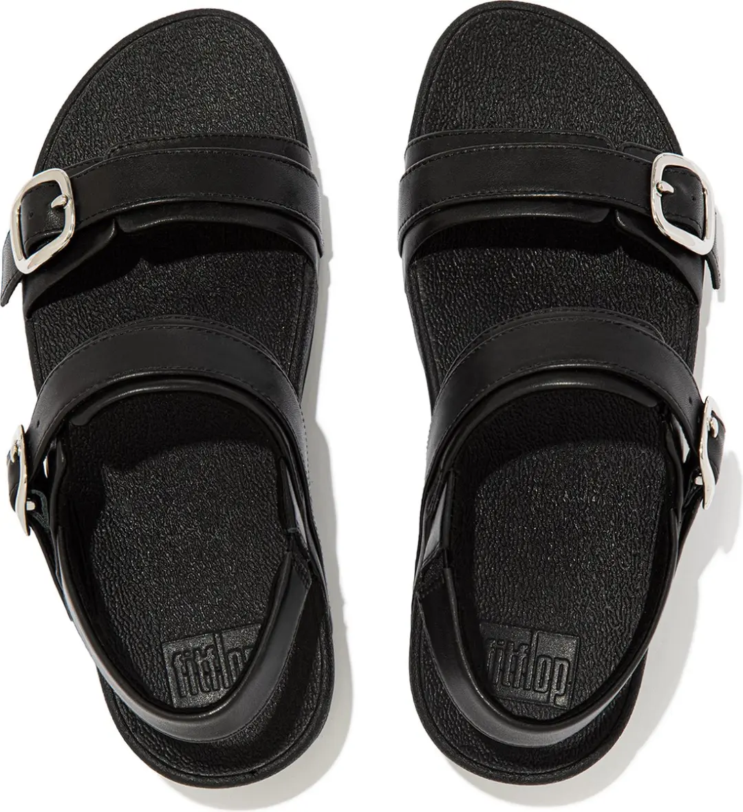 FitFlop Lulu Adjustable Sandal - Maat 39 - Zwart - afbeelding 4 van 4