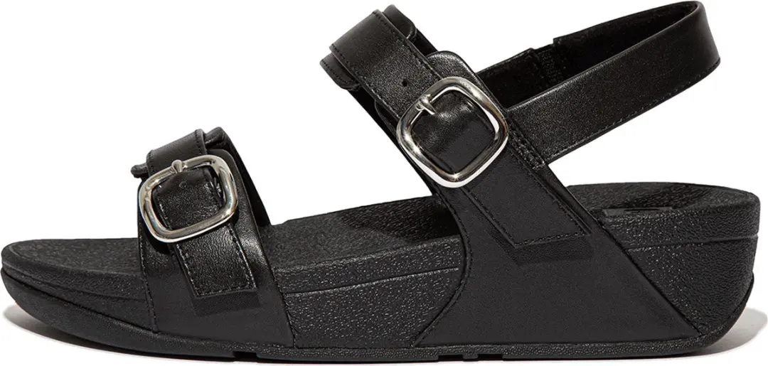 FitFlop Lulu Adjustable Sandal - Maat 39 - Zwart - afbeelding 2 van 4