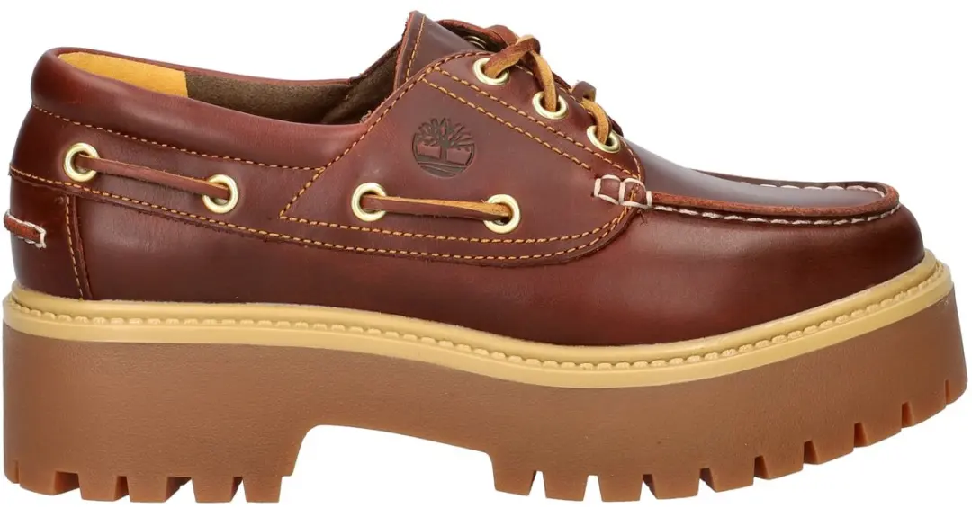 Leather Lace-Up Slip-On Shoes Wo