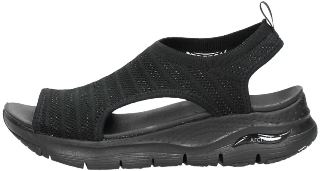 Skechers Arch Fit - Darling Days - Dames Sandalen - Zwart - afbeelding 3 van 6