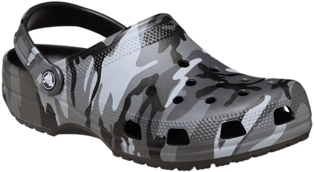 Crocs Classic Camouflage Instappers 46/47 - Slides - Grijs - afbeelding 6 van 6