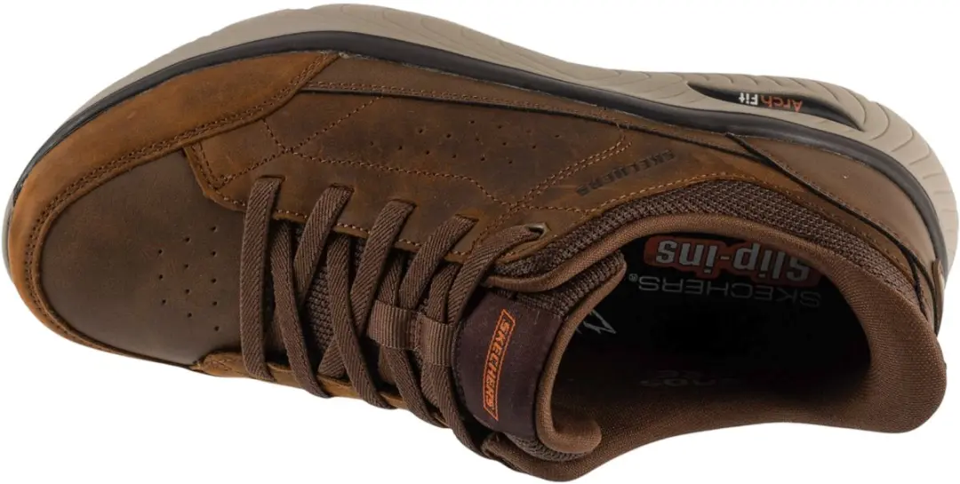 Skechers Instapper 205656 Arch Fit Crosser-Felix - Bruin - afbeelding 6 van 6