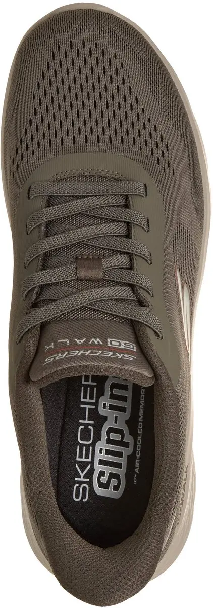 Skechers Go Walk Flex Master Slip-On Sneaker - Taupe - afbeelding 4 van 6