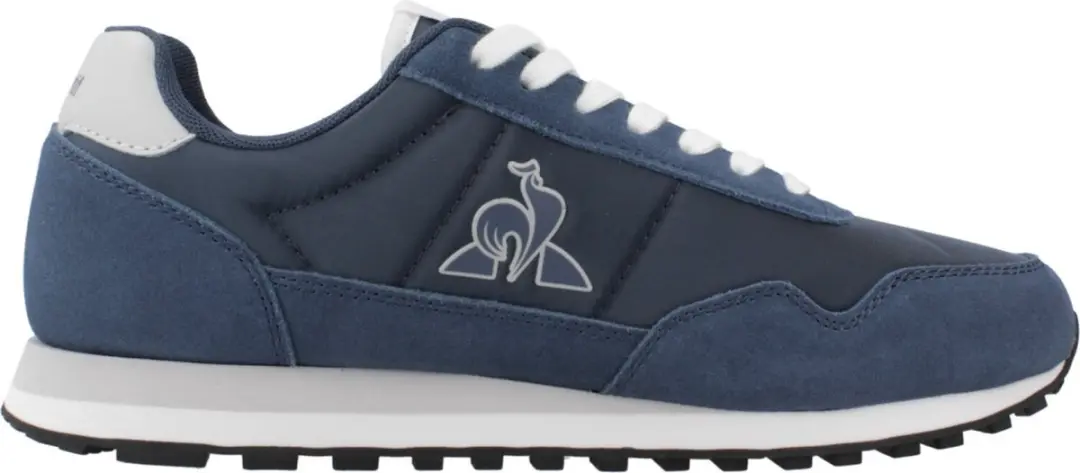 Nylon and Leather Lace-Up Sneakers