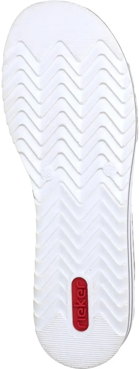 Rieker Dames Slides V0636-80 - Wit - Maat 41 - afbeelding 6 van 6