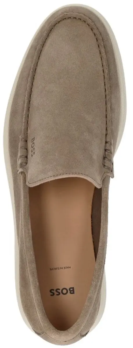 BOSS Sienne Loafer Slip-On Heren - Beige/Wit