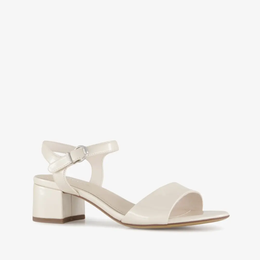 Tamaris dames sandalen met hak wit