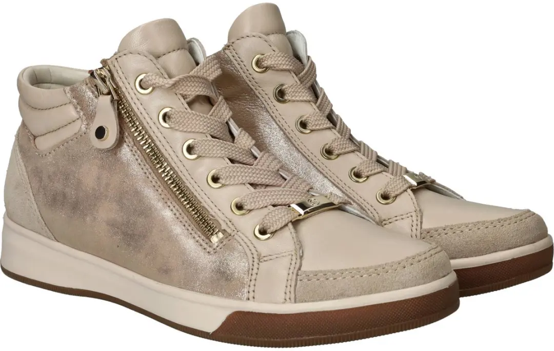 Ara OM-ST-High-Soft Veterschoenen Dames - Beige 42 - afbeelding 6 van 6