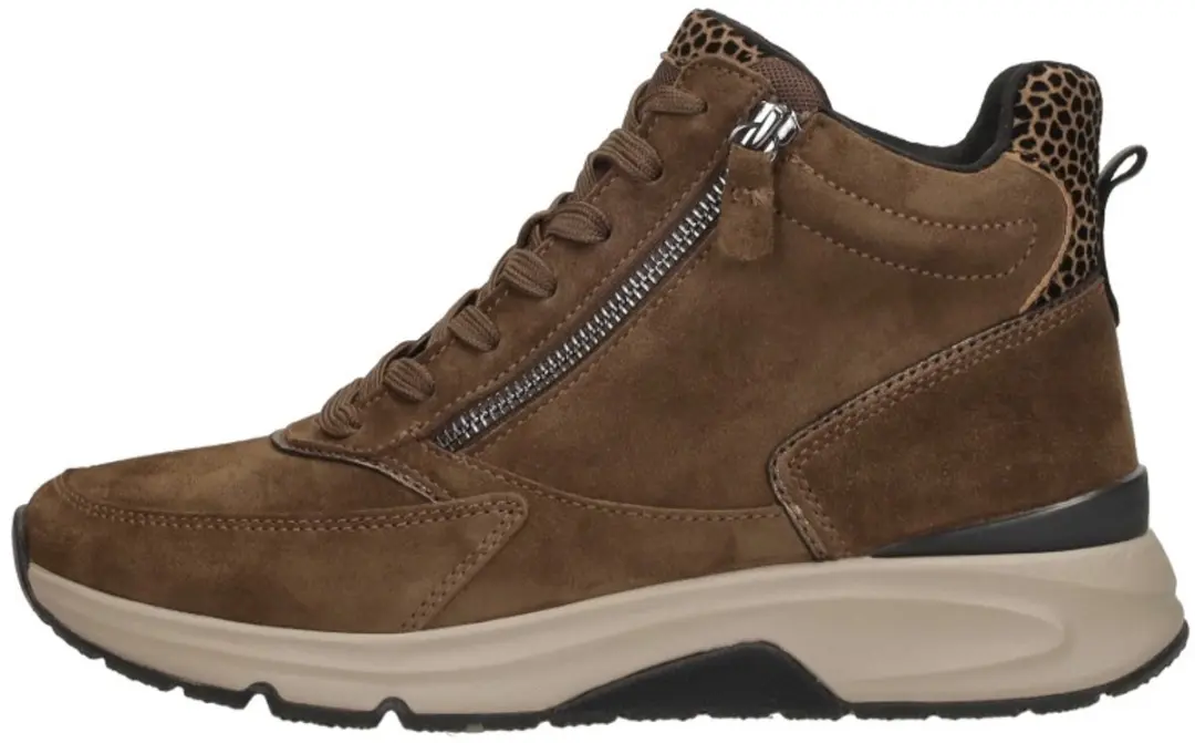 Gabor Rollingsoft Veterboots - cognac suède - maat 42