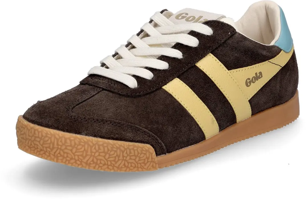 Gola dames sneaker Elan mokka geel