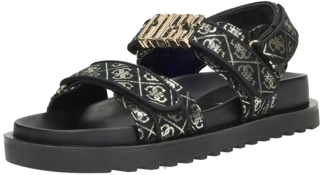 Guess Fabelis Sandalen - Dames - Zwart - Maat 38 - afbeelding 3 van 6