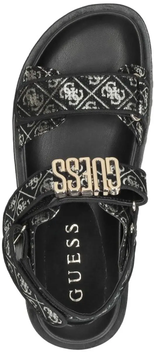 Guess Fabelis Sandalen - Dames - Zwart - Maat 38 - afbeelding 4 van 6