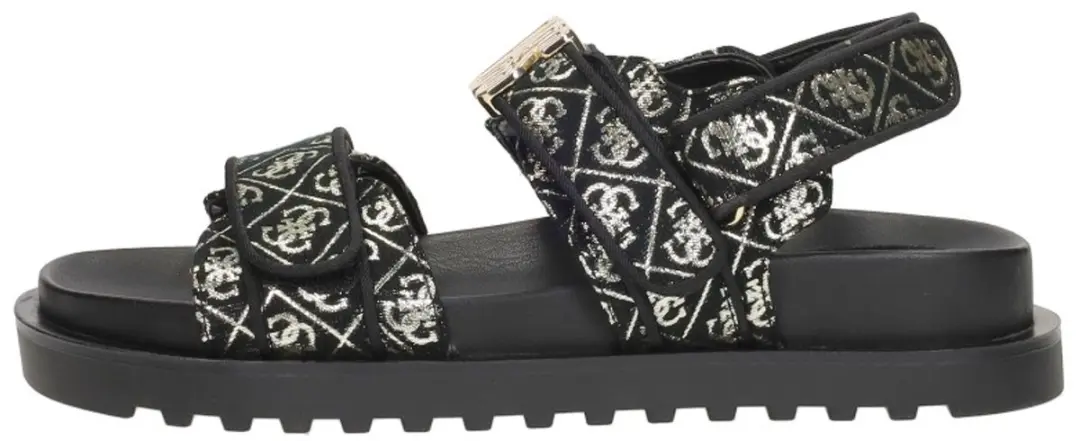 Guess Fabelis Sandalen - Dames - Zwart - Maat 38 - afbeelding 2 van 6
