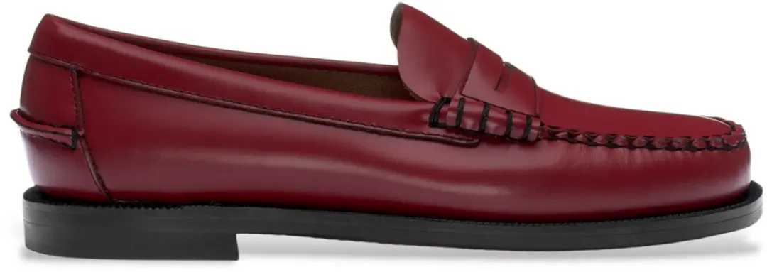 Sebago Dan Klassieke Leren Mocassins kastanjebruin