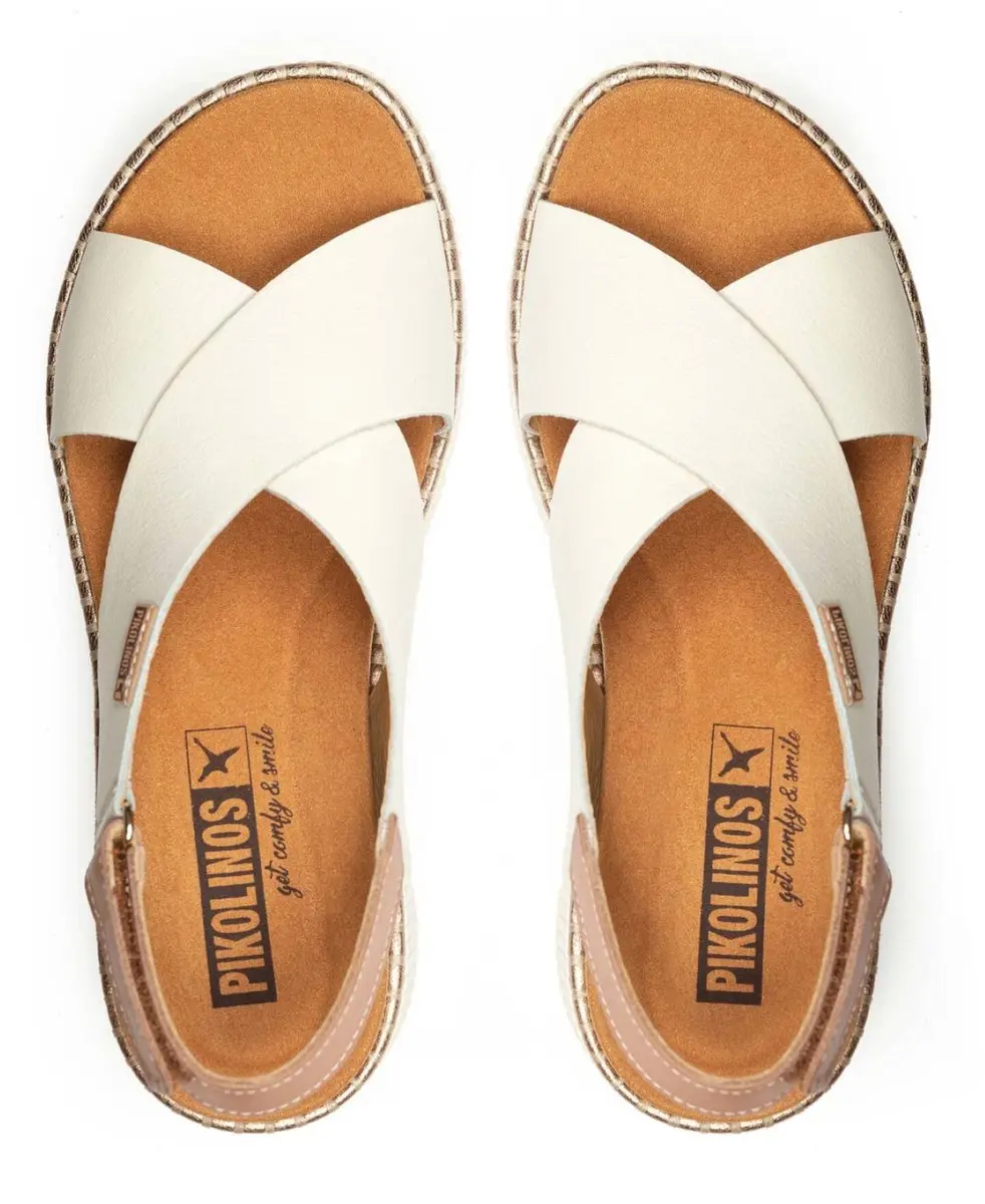 Pikolinos Gomer Leren Sandalen - Wit - 37 - afbeelding 4 van 6