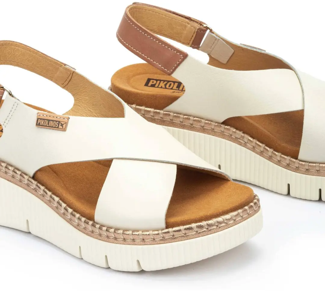 Pikolinos Gomer Leren Sandalen - Wit - 37 - afbeelding 5 van 6