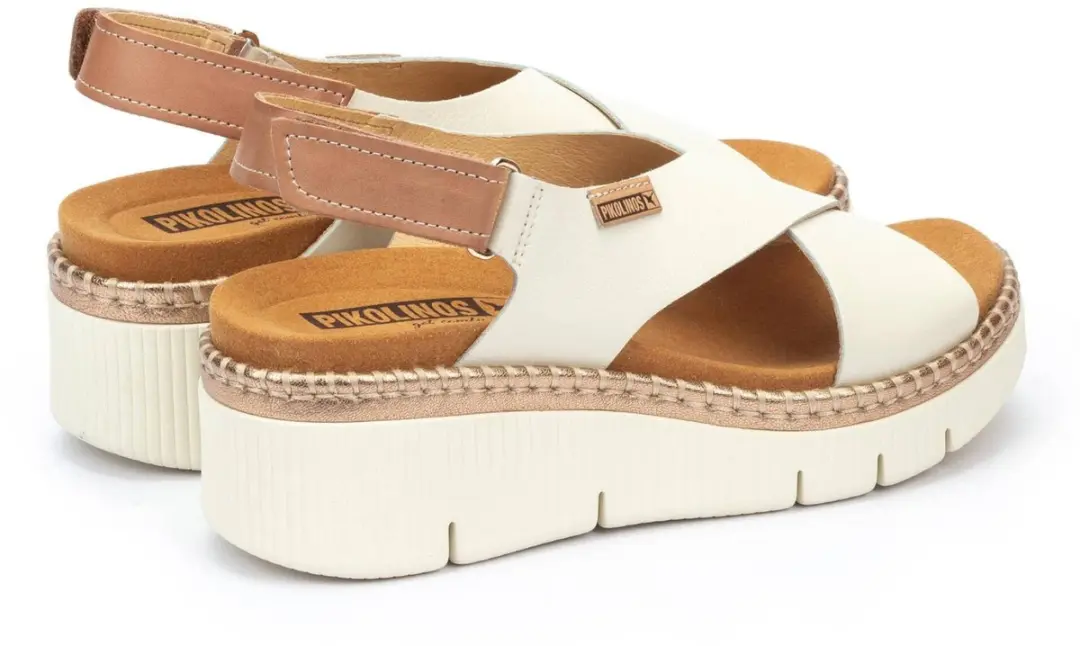 Pikolinos Gomer Leren Sandalen - Wit - 37 - afbeelding 6 van 6