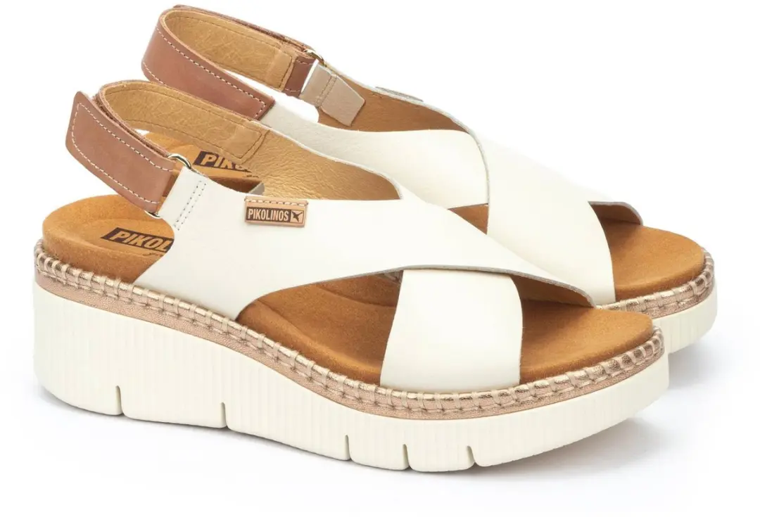Pikolinos Gomer Leren Sandalen - Wit - 37 - afbeelding 3 van 6