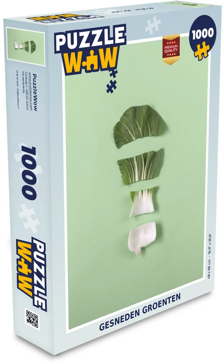 PuzzleWow Legpuzzel 1000 Stuks - Multicolor