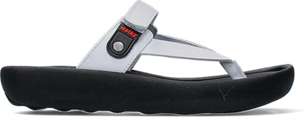 Wolky 0082131 100 Peace Teenslipper Wit Leer Dames