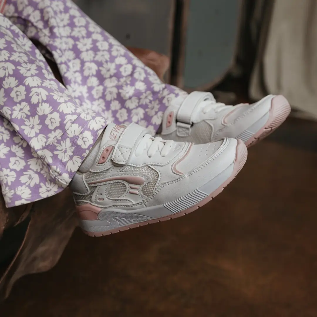 Shoesme Sneakers - Meisjes - Maat 29 - Wit Roze - afbeelding 4 van 6