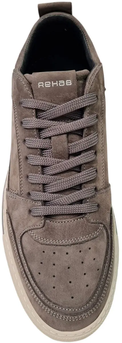 Rehab Creon Nub Nubuck Heren Sneakers - Grijs - afbeelding 4 van 6