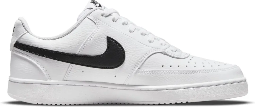 Nike Court Vision Low Next Nature Dames Sneakers - Wit/Zwart