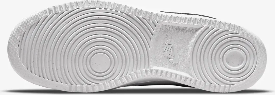 Nike Court Vision Low Next Nature Dames Sneakers - Wit/Zwart - afbeelding 6 van 6